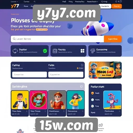 Interface do y7y7.com é simples e intuitiva para os usuários